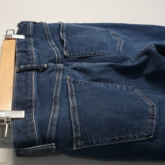 Old Navy jeans boys size 18 blue slim 360 stretch adjustable waist destroyed - Picture 8 of 12